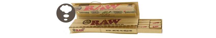 Cartine Raw King Size Connoisseur + Filtri Pre-rollati